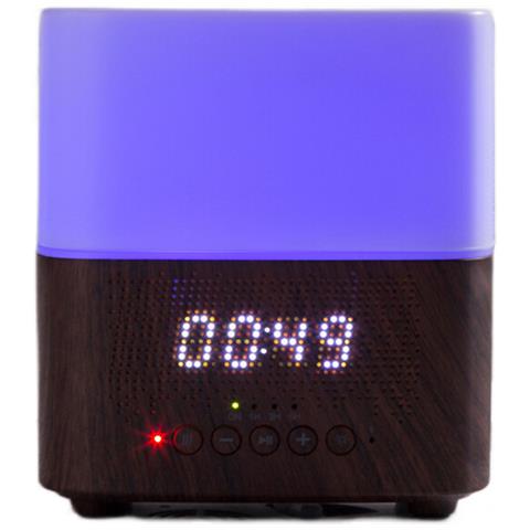 KHFD Diffusore Di Aromaterapia Con Bluetooth Elettrico, 300 Ml Di Diffusore Del Diffusore Dell'orologio Dell'orologio Essenziale Dell'orologio Dell'orologio Dell'orologio Per La Casa Home | Umidificatori