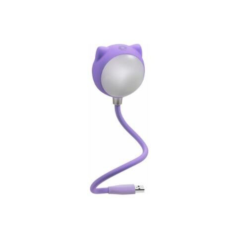CHRONUS Altoparlante Bluetooth Portatile, Lampada Da Scrivania Mini Usb Con Luce Fredda / calda (viola) 