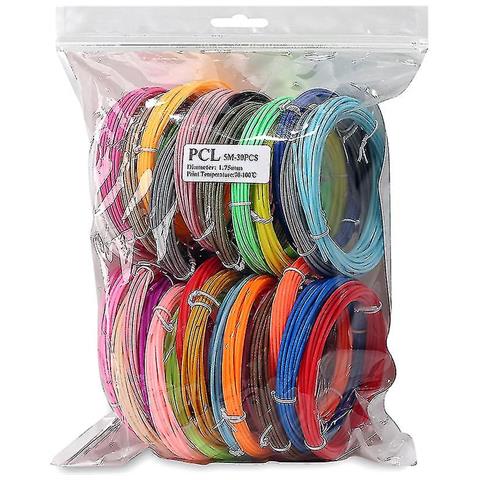 HTN Materiali Di Stampa 3d Colorati Per Pin 3d 50m 100m 150m Pcl Filamento Pla 1,75 Mm