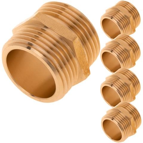 Tubi Acciaio Catalogo 3 Inch 304 Stainless Steel King Combination (KC) Nipple (MNPT X Hose Barb Barra Alluminio 3mm - Foto 5