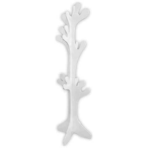 Lupia Albero Appendiabiti da Terra in Legno 40X170 cm Grey 