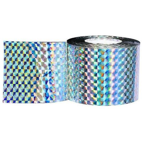 Nastro Anti Uccelli,2 Pezzi Nastro Repellente Antiuccelli,Nastro Riflettente Uccelli,Nastro Deterrente,Doppio Lato Laser Bird Scare Tape,per Spaventare Gli Uccelli,Proteggi Il Balcone,Giardino,50m - Foto 9