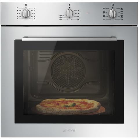 SMEG Forno Elettrico da Incasso SF64XPZUE Capacità 65 L Multifunzione Ventilato Potenza 2000 W Colore Acciaio Inossidabile