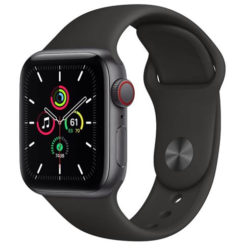 APPLE - Watch SE 40mm Impermeabile 5ATM GPS + Cellular WiFi / Bluetooth con  Cassa in alluminio Grigio siderale e Cinturino Nero - ePrice