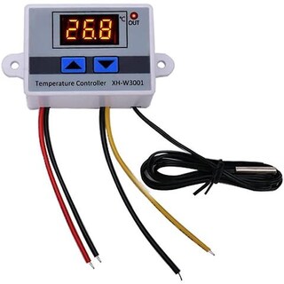 Regolatore Di Temperatura, Modulo Regolatore Di Temperatura Digitale DC 12v 120w Con Display A Led Interruttore Termostato Xh W3001 Con Sonda Impermeabile 91674075