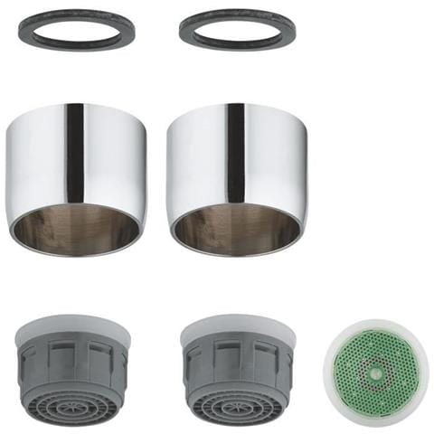 Aeratore Rubinetto Grohe 13961000 - Ricambio Originale Cromo Per Getto Acqua Ottimale - Foto 9