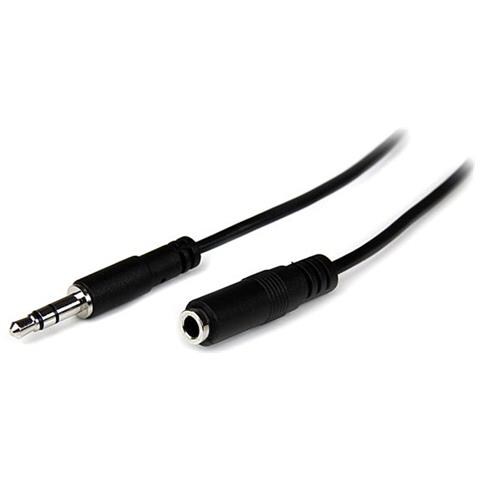 STARTECH.COM Cavo audio di prolunga stereo slim da 3,5 mm 1 m - M / F
