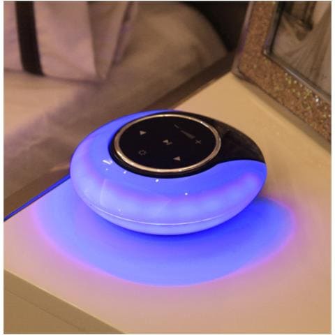 CHRONUS Altoparlante Bluetooth Smart Touch Luce Notturna A Led Wireless (blu) 