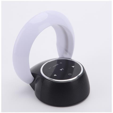 CHRONUS Altoparlante Bluetooth Smart Touch Luce Notturna A Led Wireless (bianca) 