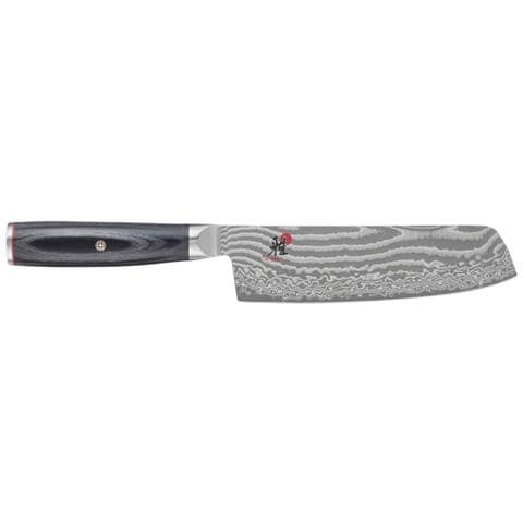 MIYABI Serie 5000 Fcd Coltello Giapponese Acciaio In Damasco 49 Strati Made In Japan - Nakiri