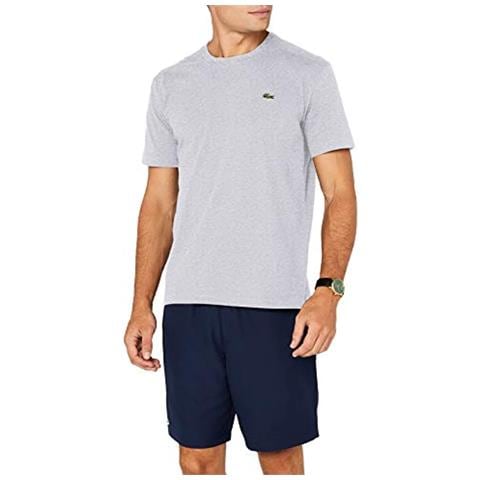 Lacoste Uomo Grigio - Th7618 Sport T-Shirt X-Large (Herstellergroße : 6), (Argent Chine) Extra Grande