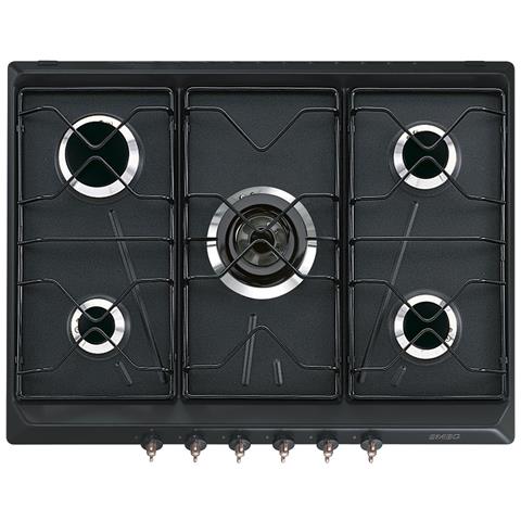 SMEG - Piano Cottura SRV876AO a Gas 5 Fuochi Gas da 70 cm Colore ... SMEG - Piano Cottura SRV876AO a Gas 5 Fuochi Gas da 70 cm Colore ...