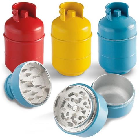 Chilling Time Grinder Per Tabacco Chilling Time Gas Tank Metallo 3 Parti Con Calamita 4cm