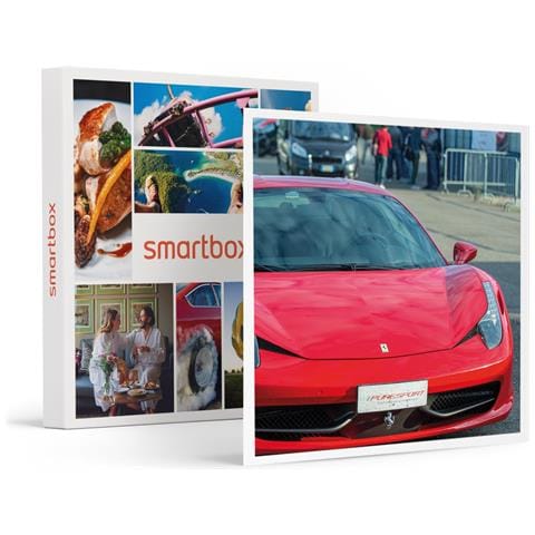 Image of Cofanetto Per Uomo - Passione Rossa: 1 Giro In Ferrari 458 Presso Lautodromo Vallelunga Piero Taruffi - Idee Regalo Originale Per Lui