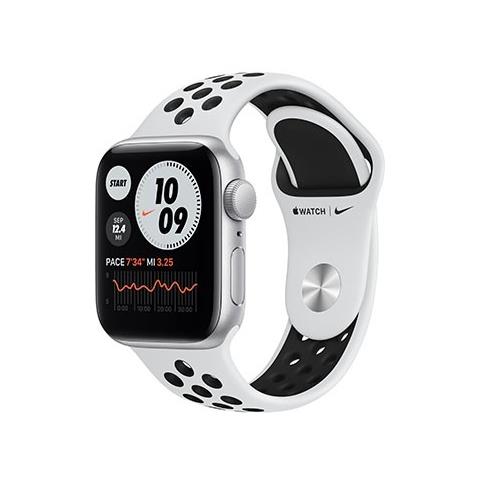 APPLE - Nike + Watch SE 40mm Impermeabile 5ATM GPS WiFi / Bluetooth con  Cassa in alluminio Argento e Cinturino Platino / Nero - ePrice