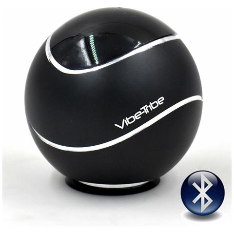 VIBE-TRIBE Speaker Wireless Portatile Orbit Bluetooth Potenza 15W colore Nero
