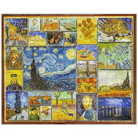 Puzzle 1000 Pezzi White Mountain - Paesaggio Yellowstone Natura Americana