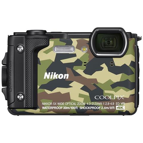 Coolpix W300 Sensore Cmos 16 Mpx Zoom Ottico 5x Video 4k Wi-fi Bluetooth - Militare Coolpix W300 Sensore Cmos 16 Mpx Zoom Ottico 5x Video 4k Wi-fi Bluetooth - Militare