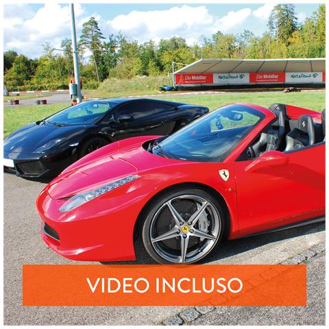 Immagine di  Cofanetto Per Uomo - Ferrari E Lamborghini Su Pista: 2 Giri A Bordo Di 2 Supercar E Video Ricordo - Idee Regalo Originale Per Lui