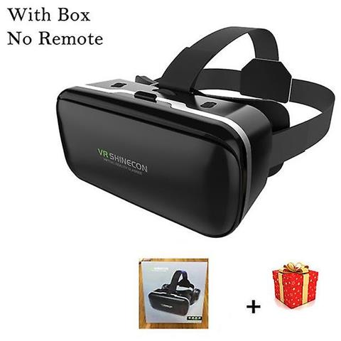 INLAW Vr Shinecon 6.0 Casque Virtual Realty Glasses Virtual Glasses 3 D Casco Per Cuffie 3d Goggles Per Iphone Android Smartphone Smart Phone Smart Phone Viar Lente (con Scatola Senza Remoto) 