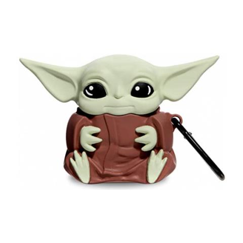 INLAW Case Cover Airpods Baby Yoda Uk, Airpods 1 O 2, Carino Custodia Anterpod Protettiva, Apple Airpod Cover Con Portachiavi