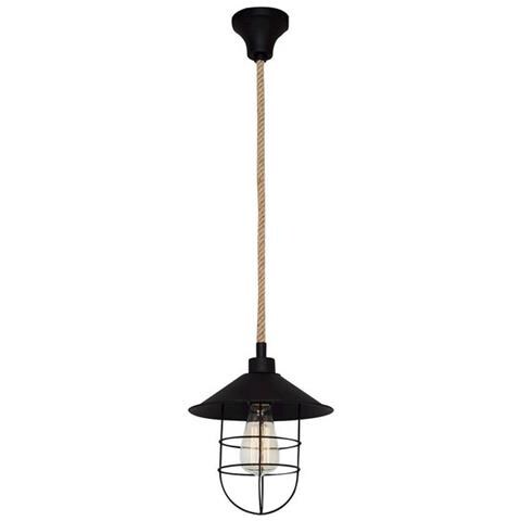 Homemania Lampada A Sospensione Collezione Lelly Nera, in Metallo.