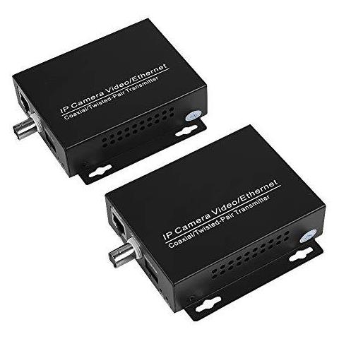 Image of Ip Extender Cavo Coassiale 1pair Ip Hd Di Rete Coassiale Trasmissione Extender Adottare Q9 Coassiale Port Via Cavo Plug And Play Eoc Converter Max 2000 Metri