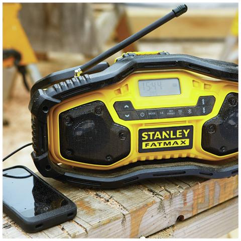 STANLEY FMC770B, Portatile, MW, UKW, 3,5 mm, Ioni di Litio, Batteria