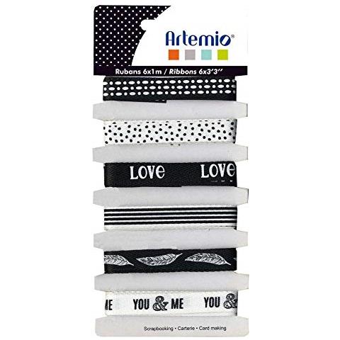 Artemio 6 Nastri Bianchi E Neri, 6 X 1 M ePRICE