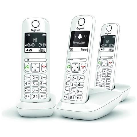 Gigaset Telefono Fisso Gigaset As690 Trio Bianco