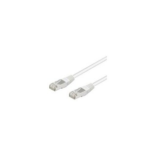 Goobay 93498 Cavo Di Rete CAT 5e F/UTP – Schermato, RJ45, 5 Metri, Bianco