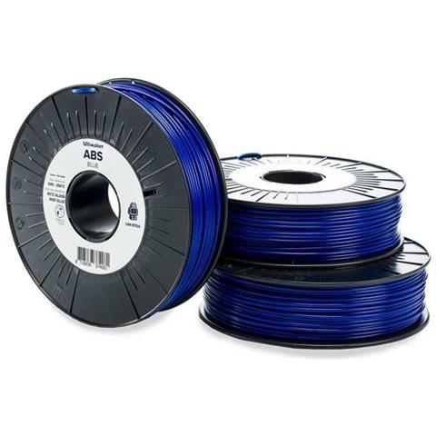ultimaker Filamento Per Stampante 3d Abs - M2560 Blue 750 - 206127 Plastica Abs 2.85 Mm Blu 750 G