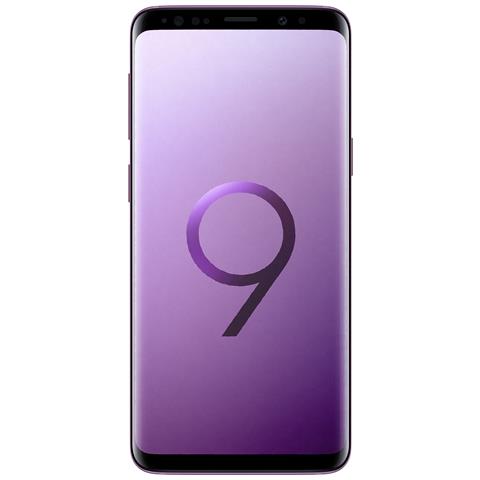 SAMSUNG Galaxy S9 Viola 64 GB 4G Dual Sim Impermeabile Display 5.8” Quad HD Slot MicroSD Fotocamera 12Mpx Italia