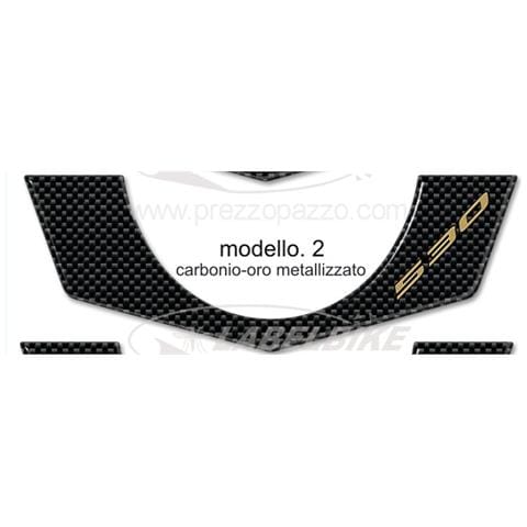 Labelbike Adesivo 3D In Resina Per Parafango Scooter - Compatibile Con YAMAHA TMAX 530 (2015-2016) - Made In Italy