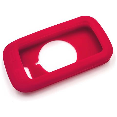 vhbw Cover Custodia Sostegno Clip In Silicone Rossoper Il Computer Della Bici Navigatore Della Bici Garmin Edge 1000