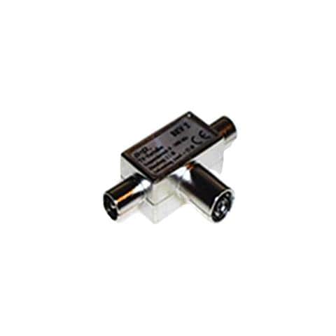 Image of BKV 2, Argento, 2 x coax plug, coax jack