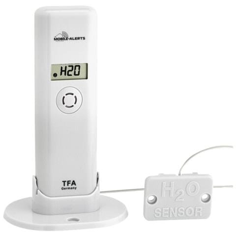 tfa-dostmann tfa weatherhub t / f sender con rilevatori di acqua bianco donna