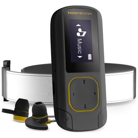 ENERGY SISTEM TECHNOLOGY Mp3 Clip Bt Sport Amber (16gb, Fm Radio, Sport Earphones, Armband, Microsd) 
