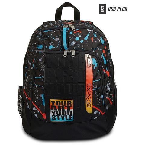 SEVEN Zaino Advanced - Personal Art - Taglia Unica Black