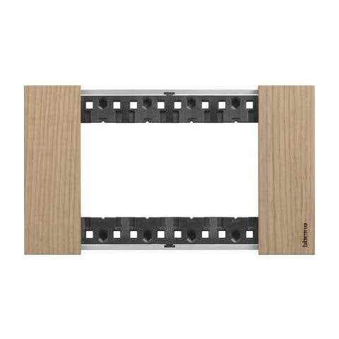 BTICINO Placca Living Now 4 Moduli Colore Legno Rovere Ka4804lm