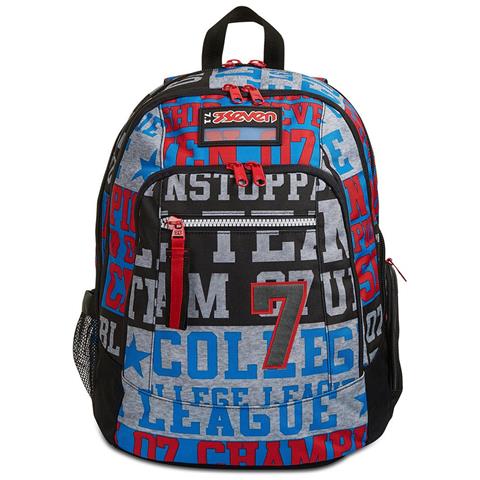 SEVEN Zaino Advanced - Take The Field - Taglia Unica Black-red-blue