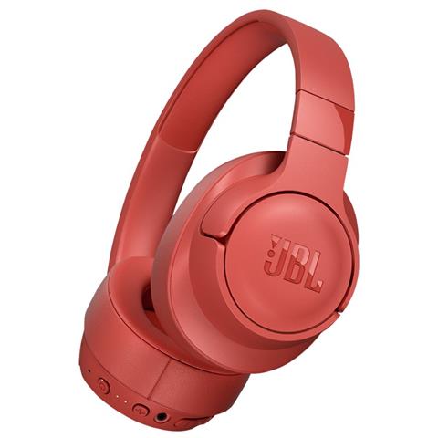 JBL Cuffie 750BTN Bluetooth Wireless a Cancellazione di Rumore Colore Rosso