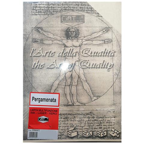 Carta Kraft A4 100g/m² – Confezione Da 100 Fogli Marroni 210x297mm, Per Stampanti Laser E Getto, Ideale Per Imballaggio, Artigianato, Scrapbooking