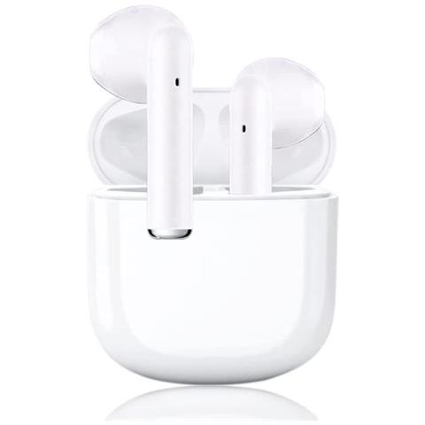 CHRONUS Cuffie Bluetooth True Wireless Earbuds, Touch Con Custodia Di Ricarica Wireless, Impermeabili Ipx8, Cuffie Stereo In-ear Per Lo Sport (bianco) 