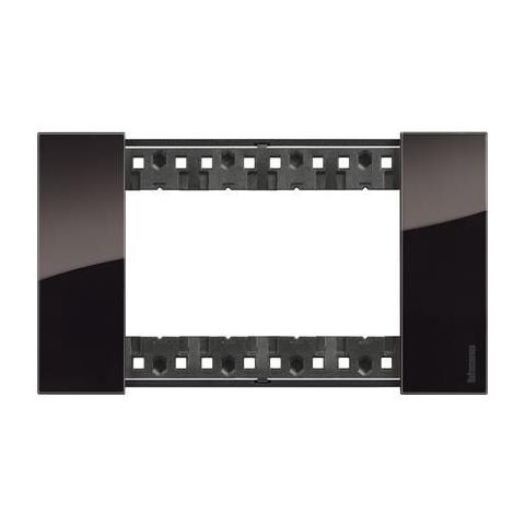 BTICINO Placca Living Now 4 Moduli Colore Notte Ka4804dg