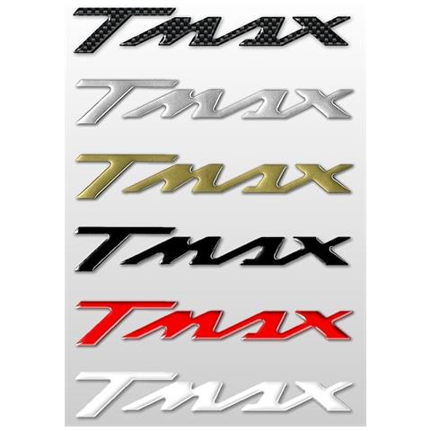 Adesivi 3D XMAX Per Yamaha X Max Dal 2010 - Resina Gel, Argento | Personalizzazione Scooter Resistente