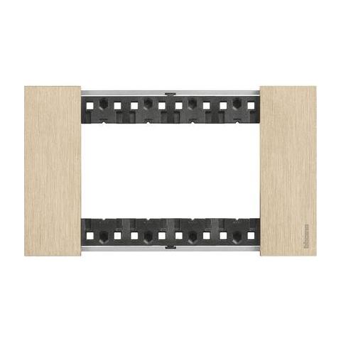 BTICINO Placca Living Now 4 Moduli Colore Oro Ka4804zw