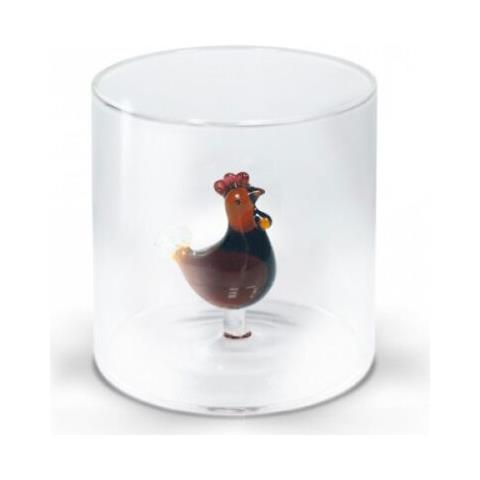 WD LIFESTYLE Bicchiere Figure Gallina