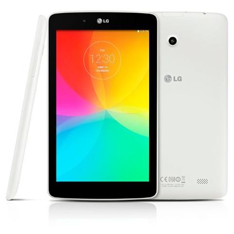 LG V400 G Pad White Display 7" IPS HD Quad Core Ram 1Gb Storage 8Gb + microSD WiFi Bluetooth Fotocamera Doppia 3Mpx / 1.3Mpx Android 4.4.2 - Italia