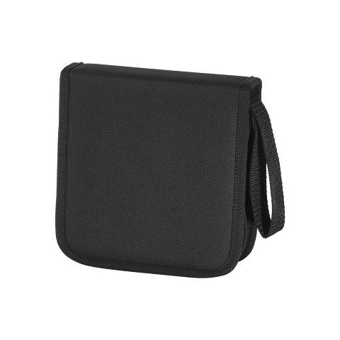 Borsa Porta CD Hama Per 32 CD/DVD - Nero, Impermeabile, Con Cinghia Per Trasporto